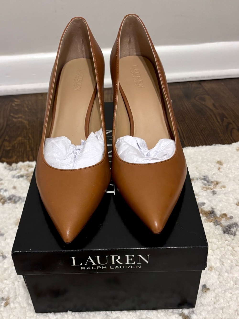 Ralph Lauren Leather Heel
